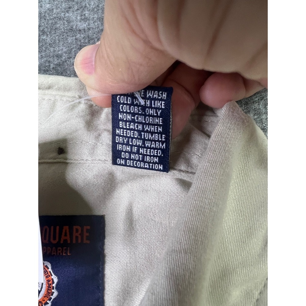 Three Square South Carolina Gamecocks Button Down Shirt Mens XL Tan Cotton NWT - Picture 8 of 11
